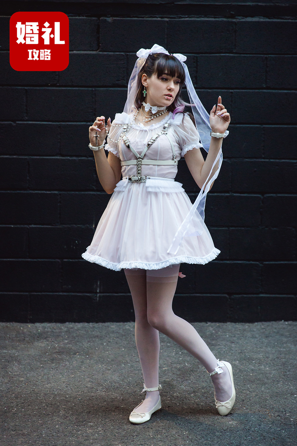 国外哥特风婚礼,英国婚礼玩儿哥特风