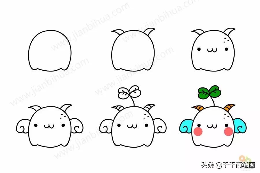 3-6岁儿童动物画入门教程,幼儿园动物画大全最简单