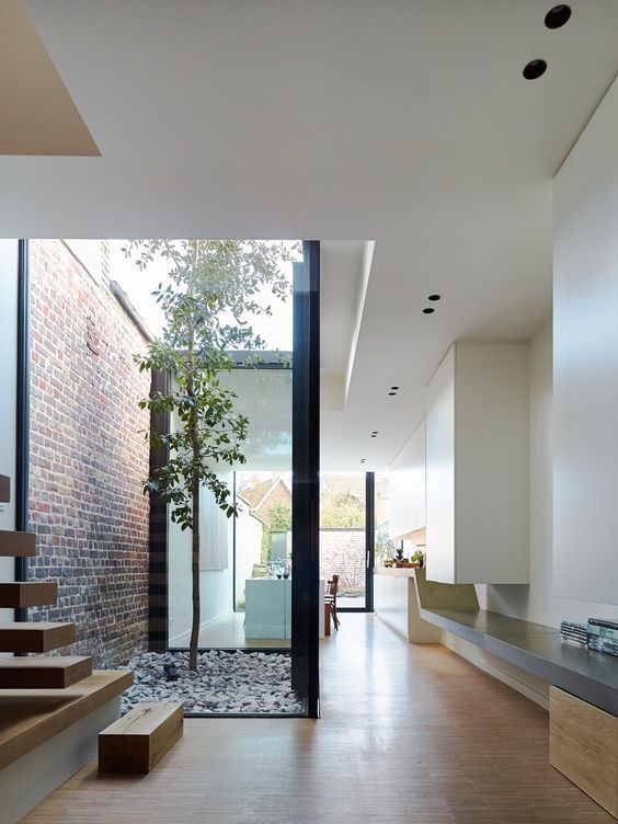 有禅意的天井,景观中的天井