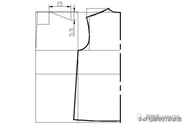 中式男装长袖裁剪与制作,零基础中式服装裁剪教程大全