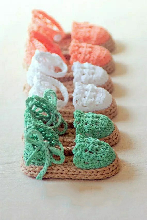 小女孩夏天凉鞋的钩法,钩夏天凉鞋教程