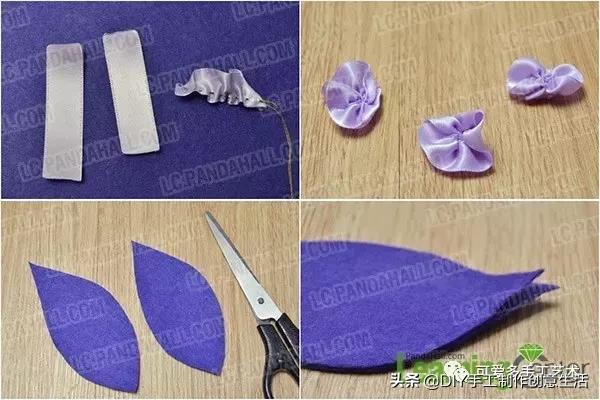 丝带做花带,做花带的教程