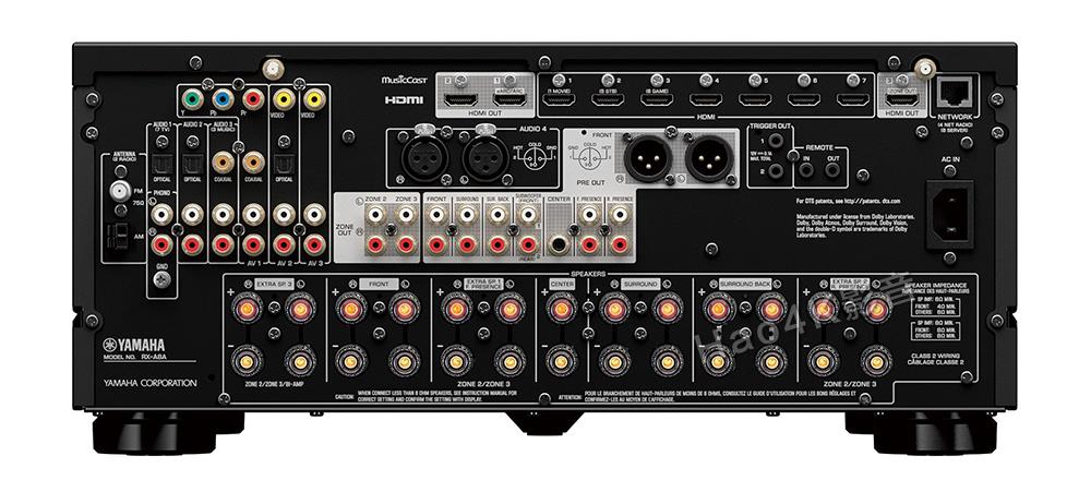 雅马哈rx-a8A后级功放,雅马哈rx-a8a