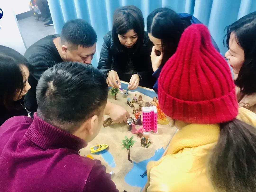 班主任团辅减压活动,沙盘团辅课堂