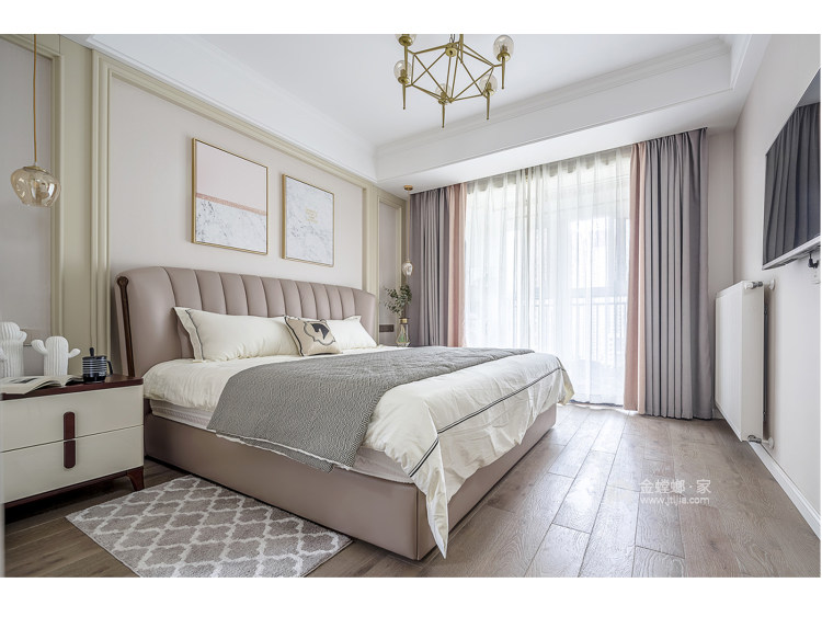 蓝色系轻奢风装修,蓝色轻奢风