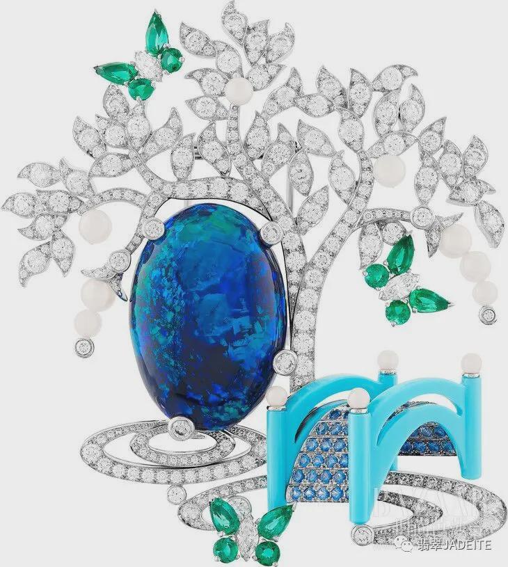课堂|世界顶级奢侈品牌这些年重金打造的欧泊首饰（上）