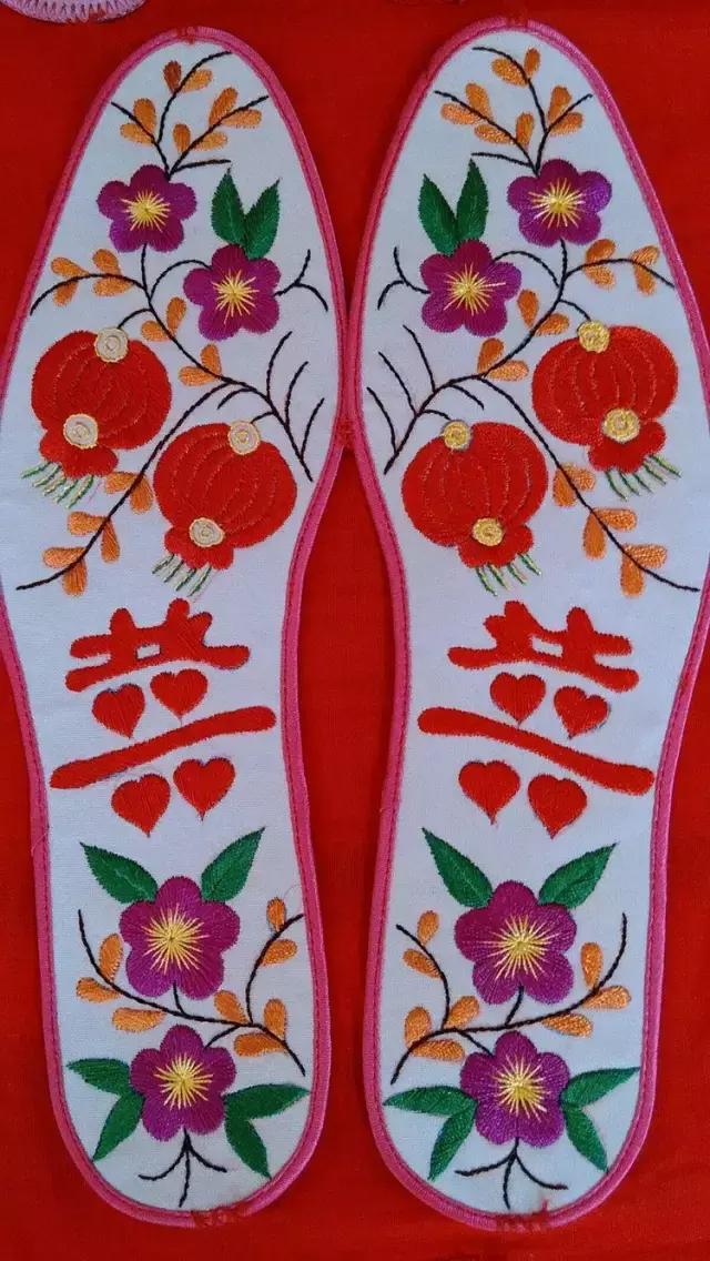 好看的刺绣鞋垫图案大全,刺绣鞋垫100种图片