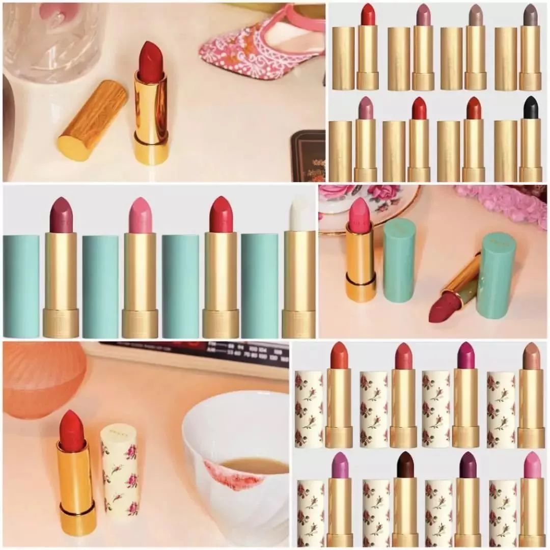 今年秋冬大牌的口红复古红,gucci蓝管最热色口红推荐