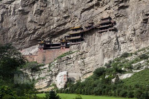 倒悬空寺千年不倒之谜力学的极致表现