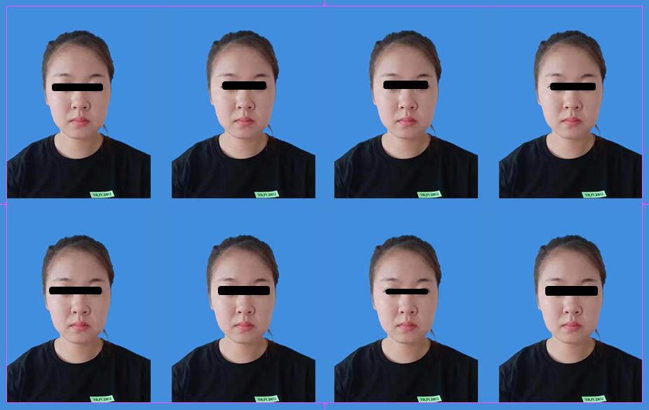 个人近期电子版蓝底免冠证件照,一寸免冠证件照制作