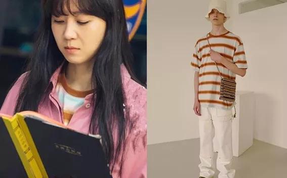 孔孝真同款衬衫豹纹绿色,孔孝真穿搭都是什么品牌