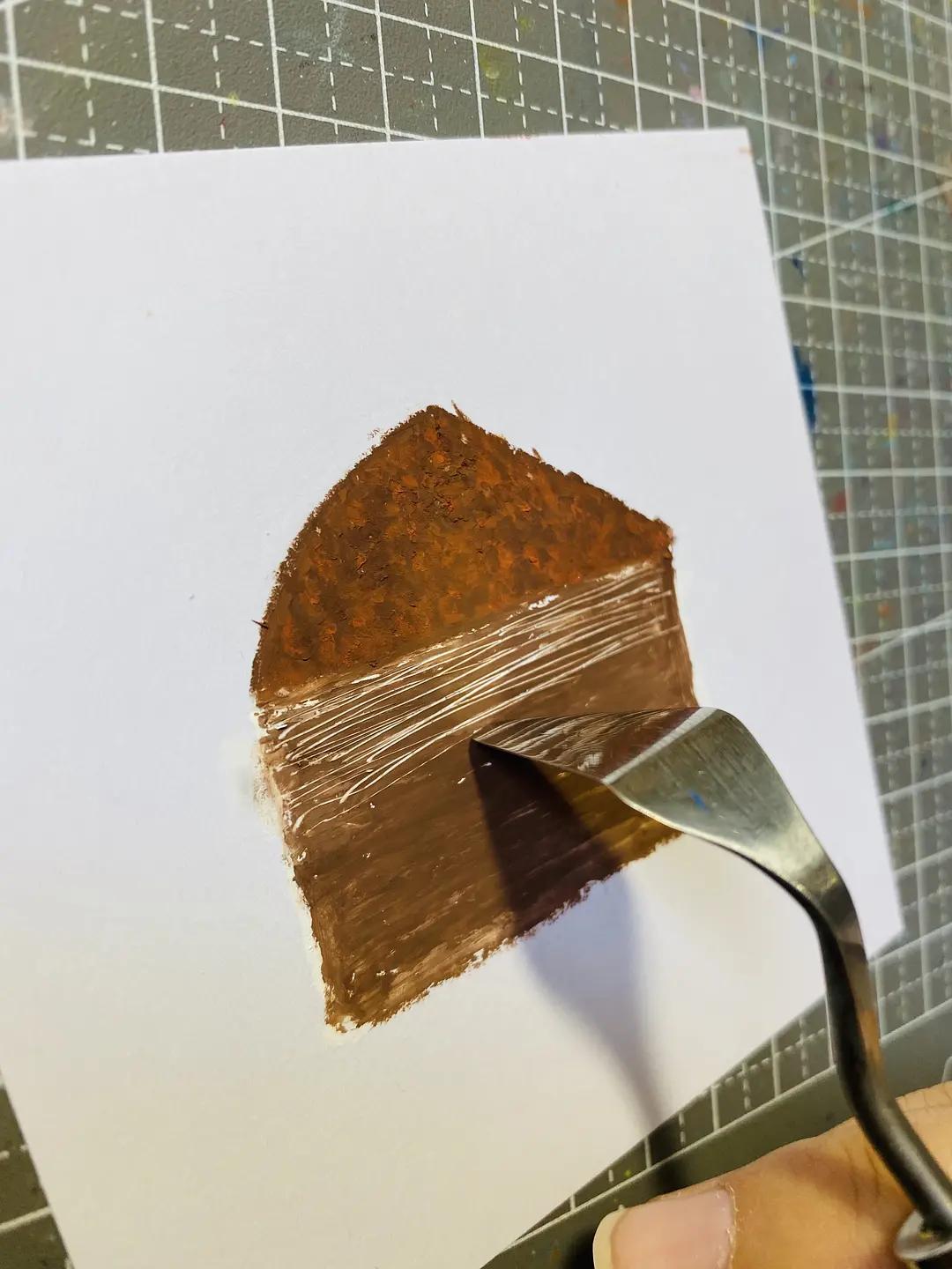 彩研经典油画棒新手教程,油画棒教程简单新手风景