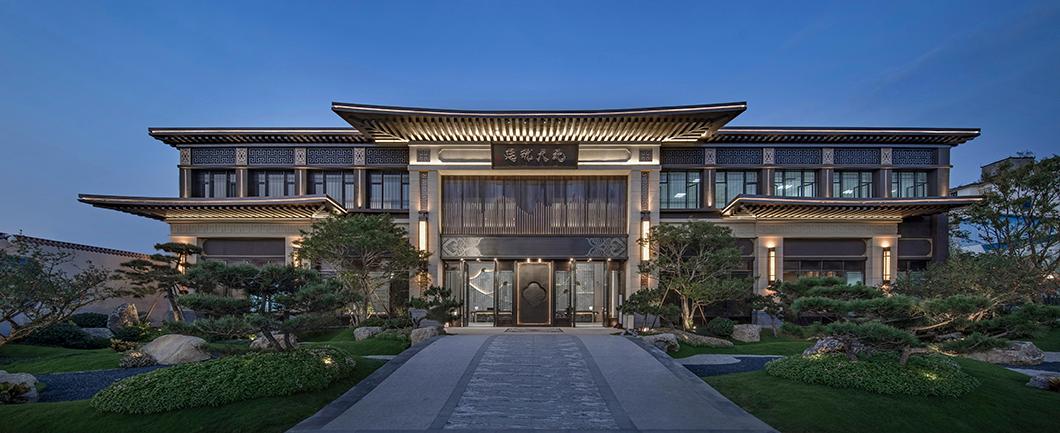 SIDW·案例丨吴文粒：2500㎡中式售楼处，足以游目骋怀