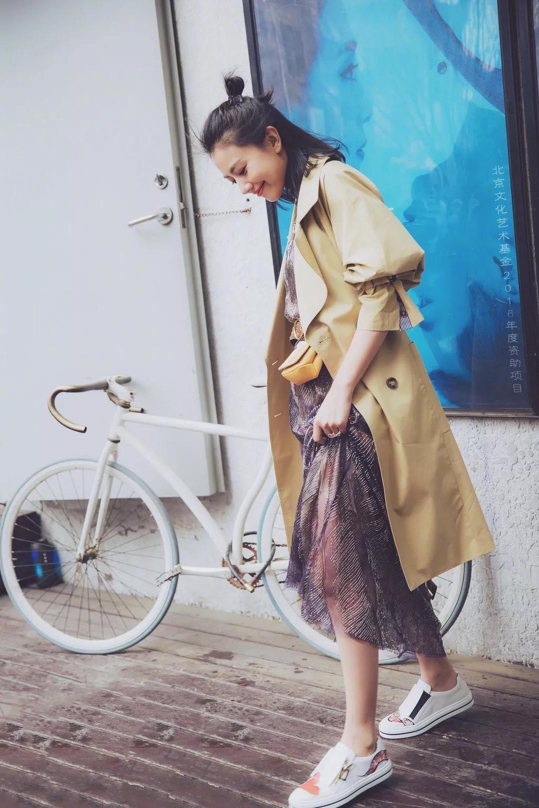 1件风衣4种穿法20种搭配气质满分,买风衣不要乱跟风