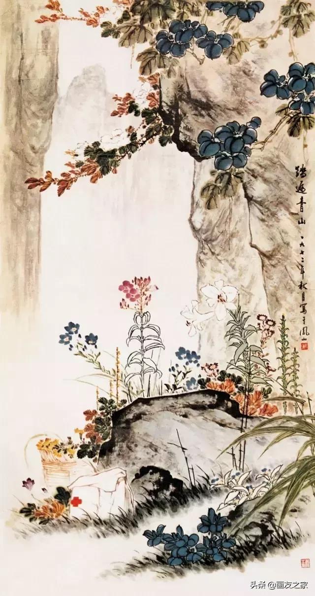 100幅国画花鸟作品,国画名家经典花鸟40幅一次看过瘾