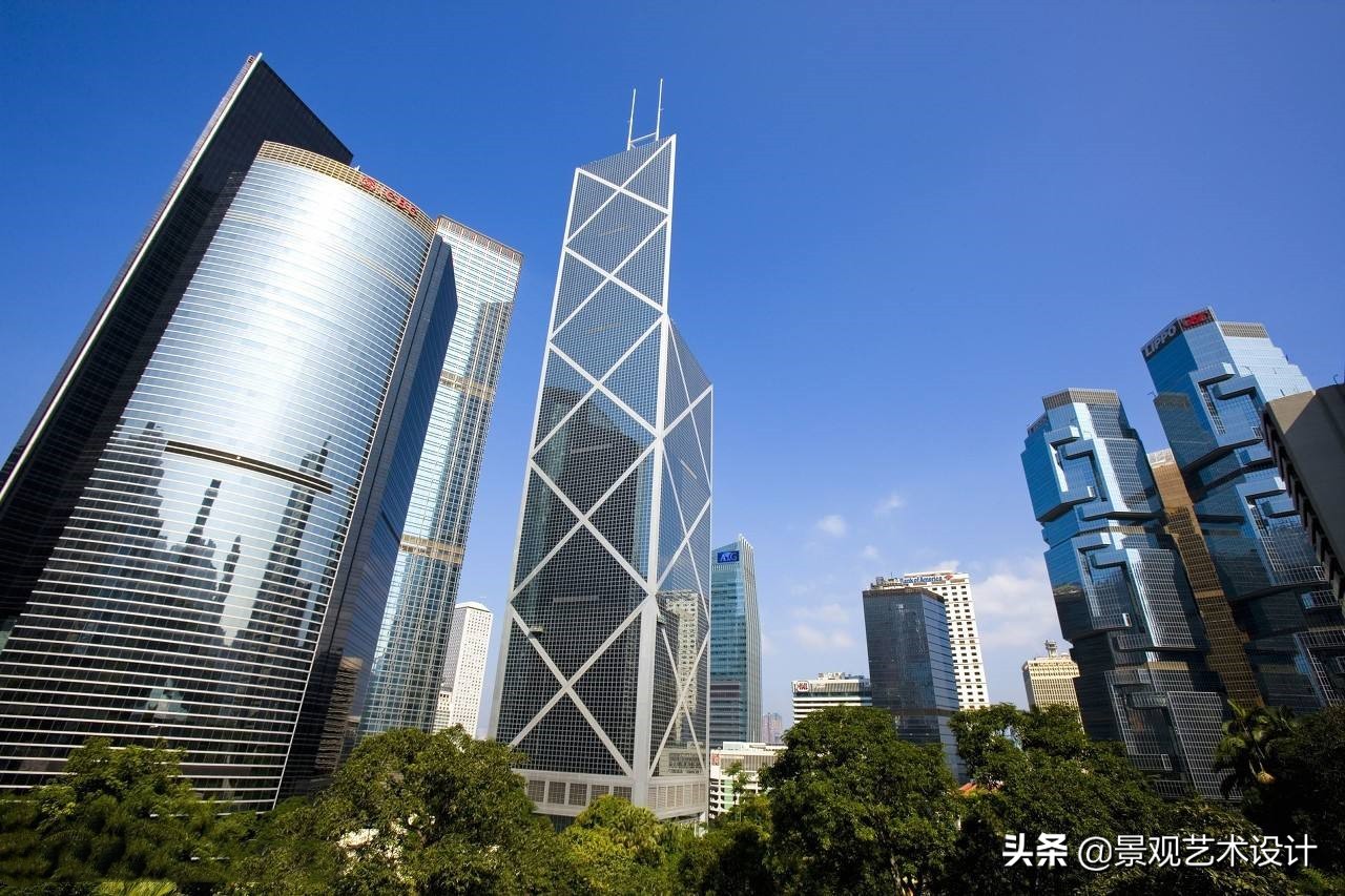 香港中银大厦观景图,香港中银大厦周围景观