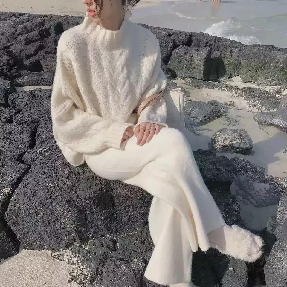 60-70岁高档奶奶装阔腿裤,最流行的奶奶裤人手必备一条