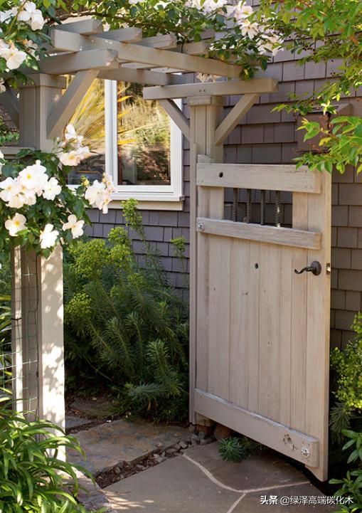 庭院栅栏门制作,庭院围墙护栏栅栏门