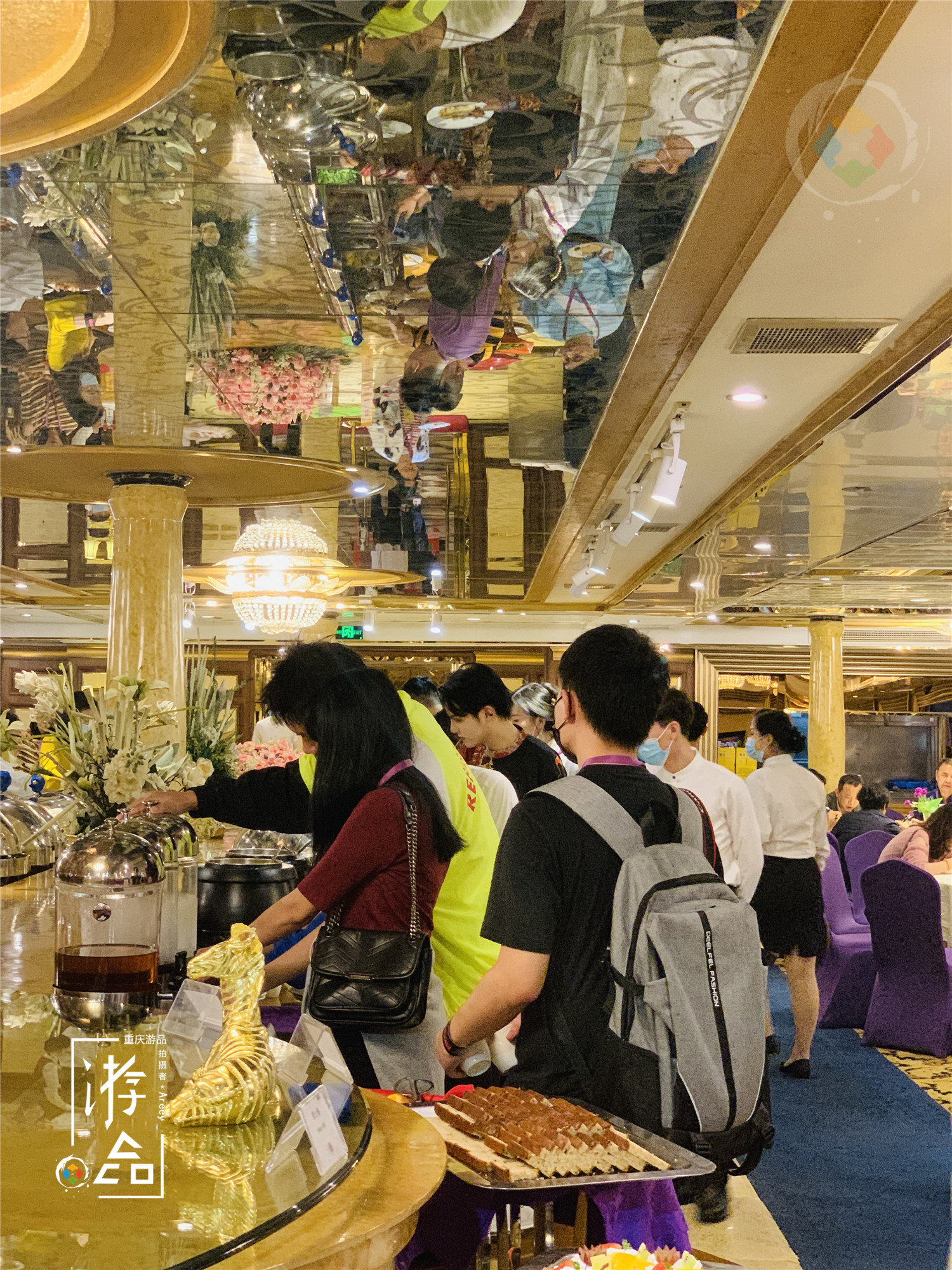重庆黄金游轮怎么玩,重庆黄金2号豪华游轮自助餐