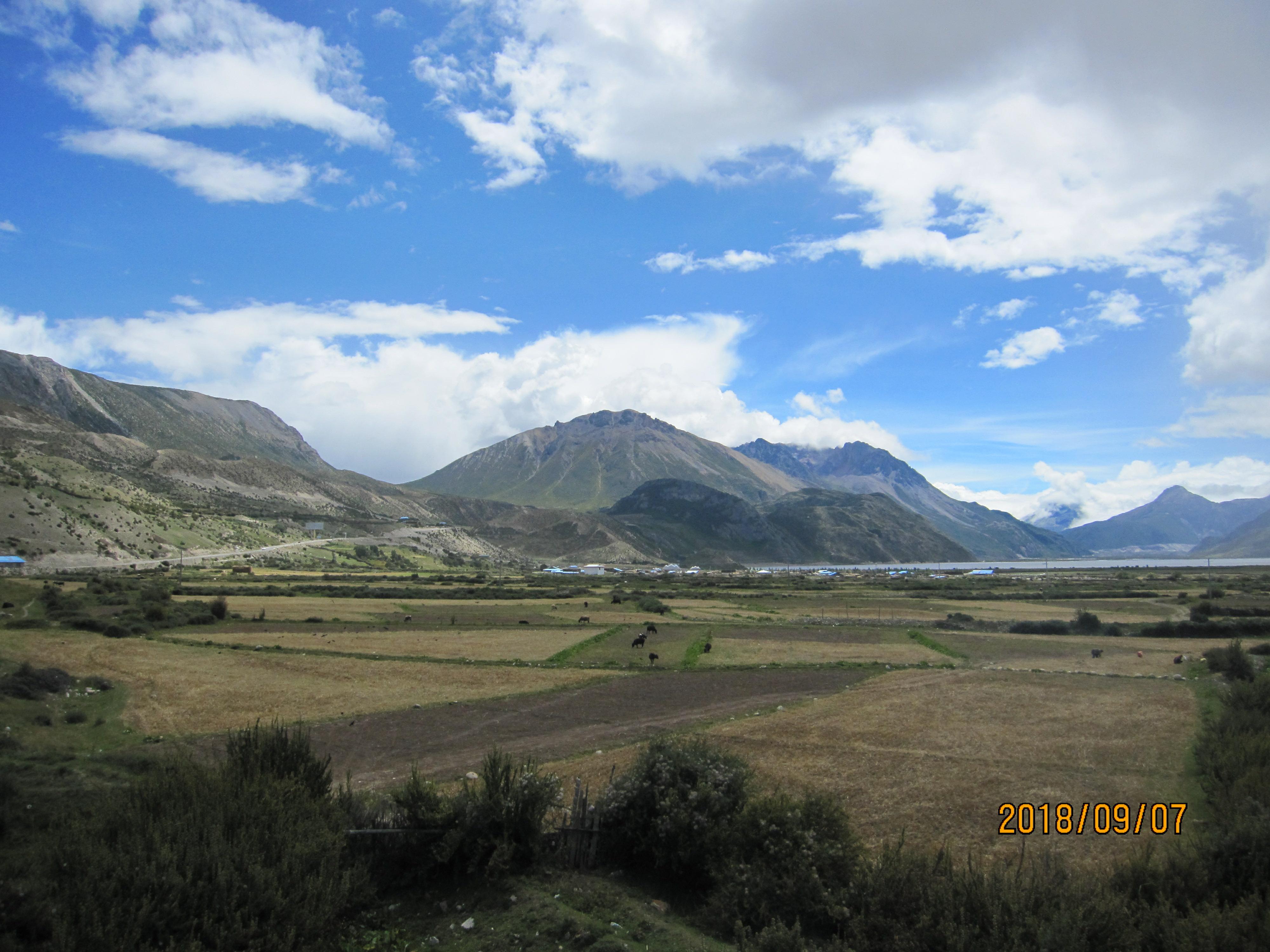 西藏第八天雪山下的然乌湖,从安徽到来西藏古冰川旅游攻略