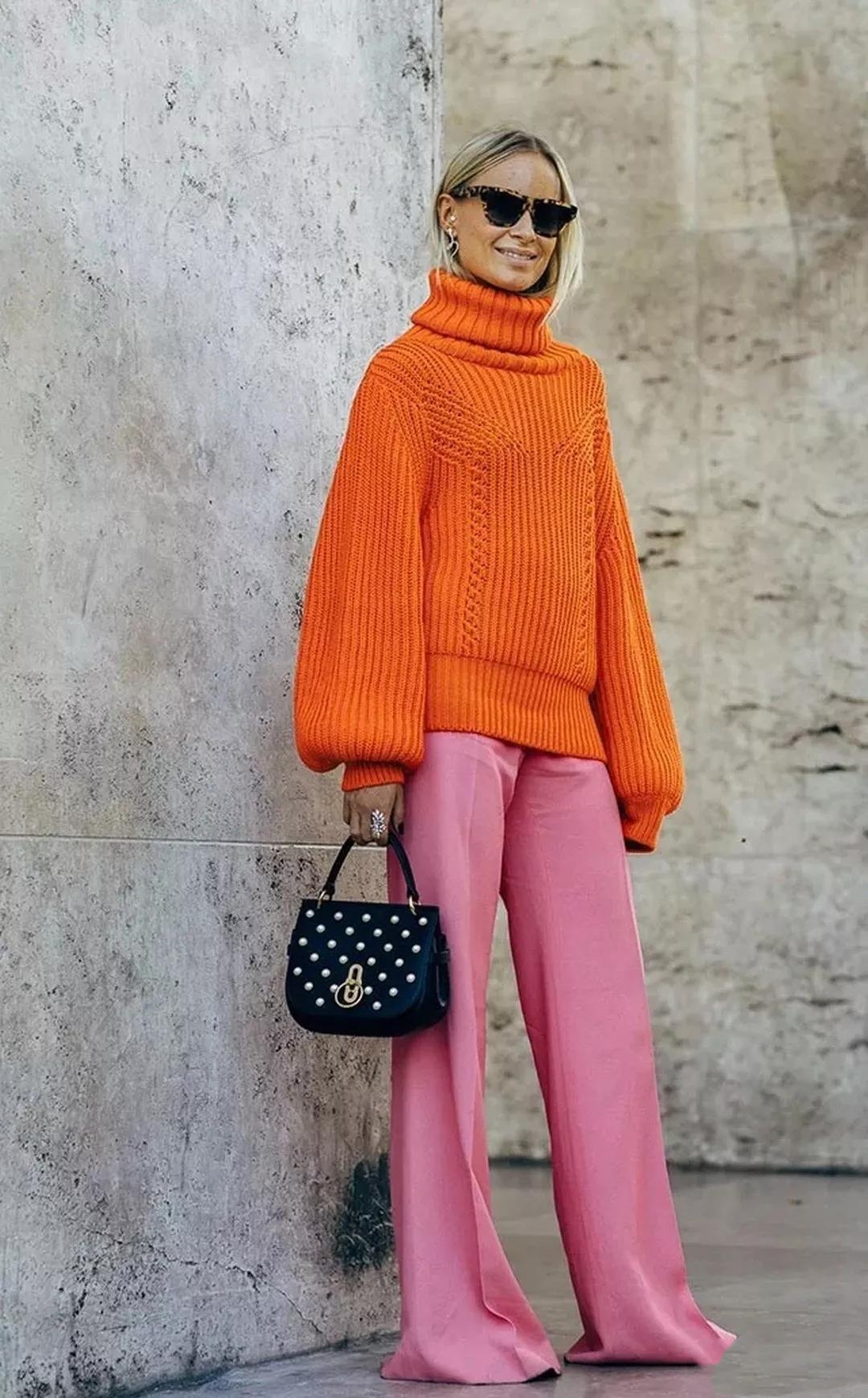 今年秋冬流行的南瓜色,2020年南瓜色是流行色吗