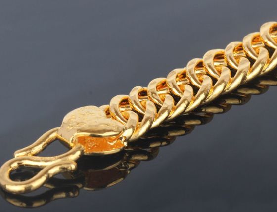 黄金项链和手链的扣,项链的扣子是916整条链子都是吗