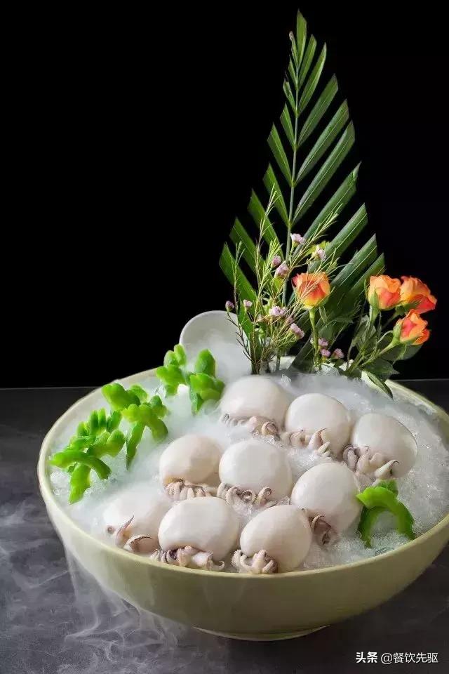 墨鱼仔造型菜,大点的墨鱼仔怎么做好吃