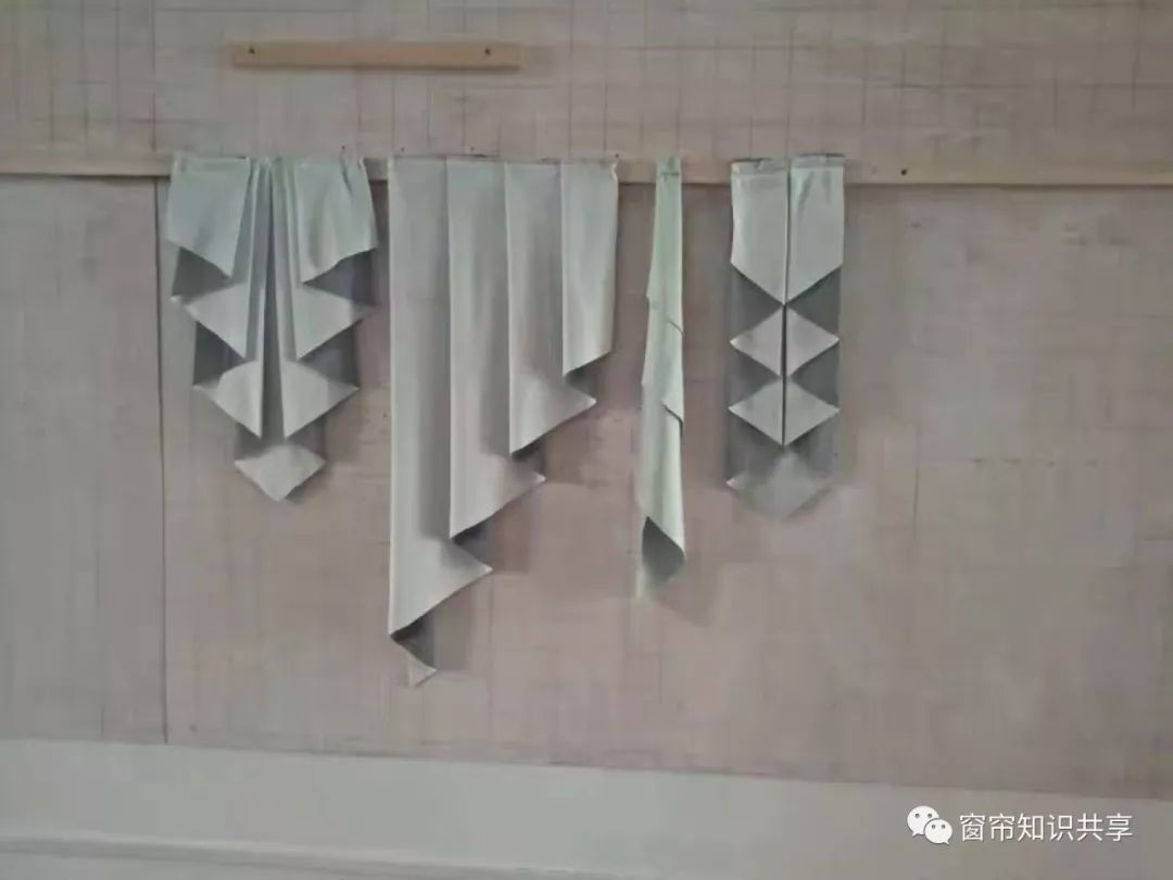 窗帘连体水波帘头制作视频,欧式风格窗帘平板水波帘头