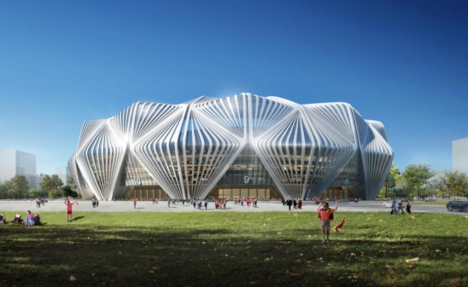 好燃！广州恒大足球场乘风破浪，爆表颜值首度亮相