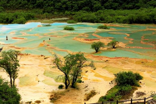 黄龙风景名胜区有哪些景观,黄龙风景名胜视频