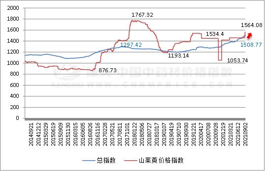 2023年山茱萸行情,山茱萸2024年最新行情走势