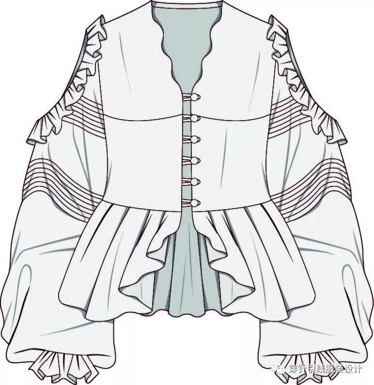 服装款式汇总,各种服装款式图