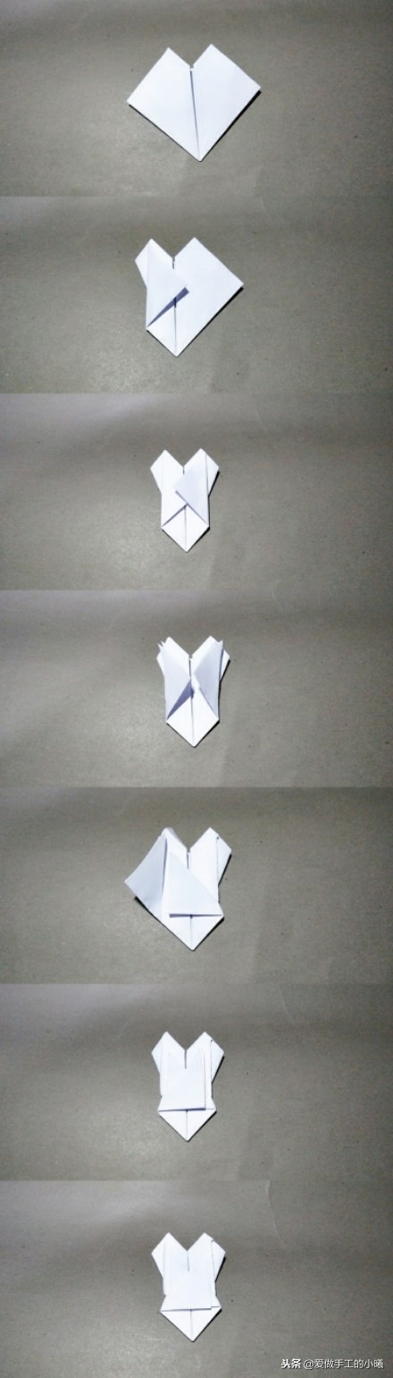 夏天到了一款漂亮的小裙子折纸,芭蕾舞裙子手工剪纸制作