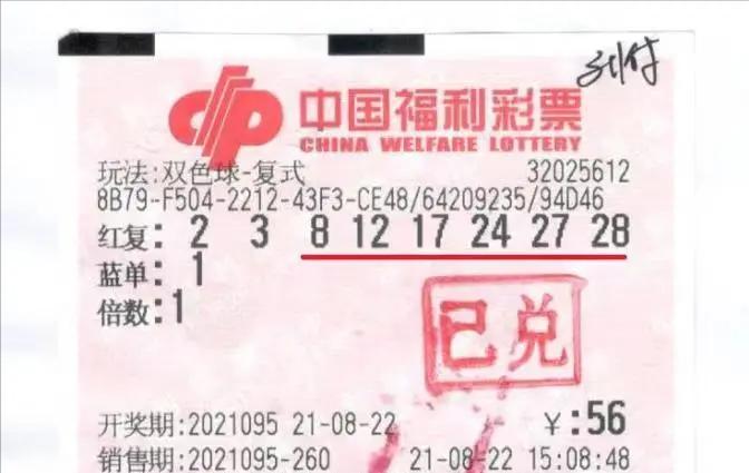 守号两年老彩民喜中双色球630万元,双色球随机投注中28万