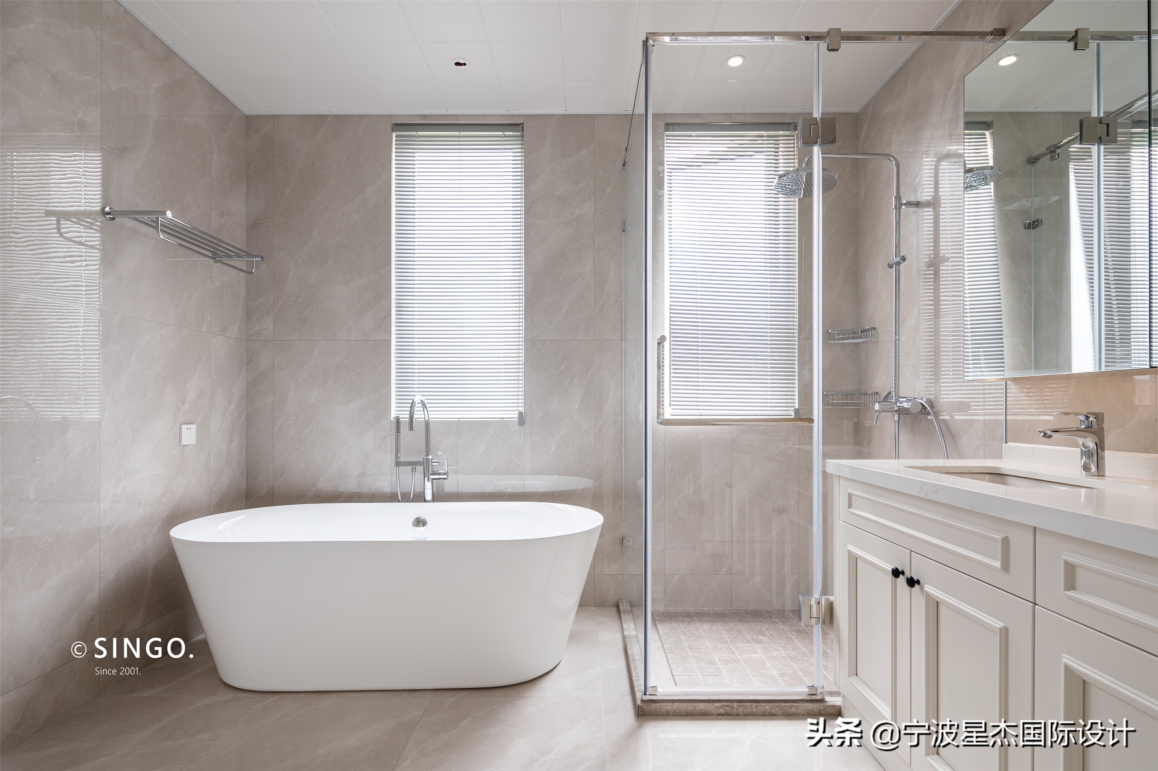 美式独墅现代风格,江湾城中式风格装修最新设计