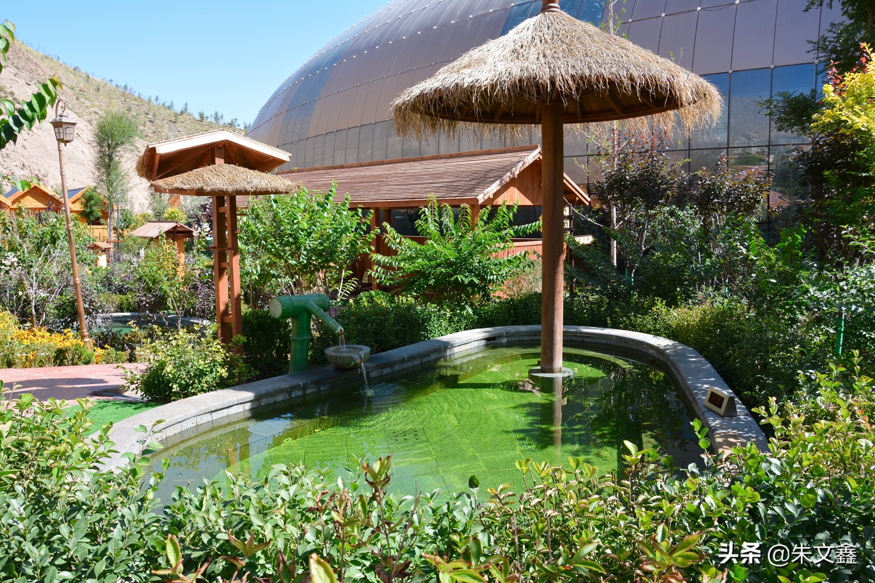 武威温泉度假村在啥地方,在冰天雪地里泡一场温泉