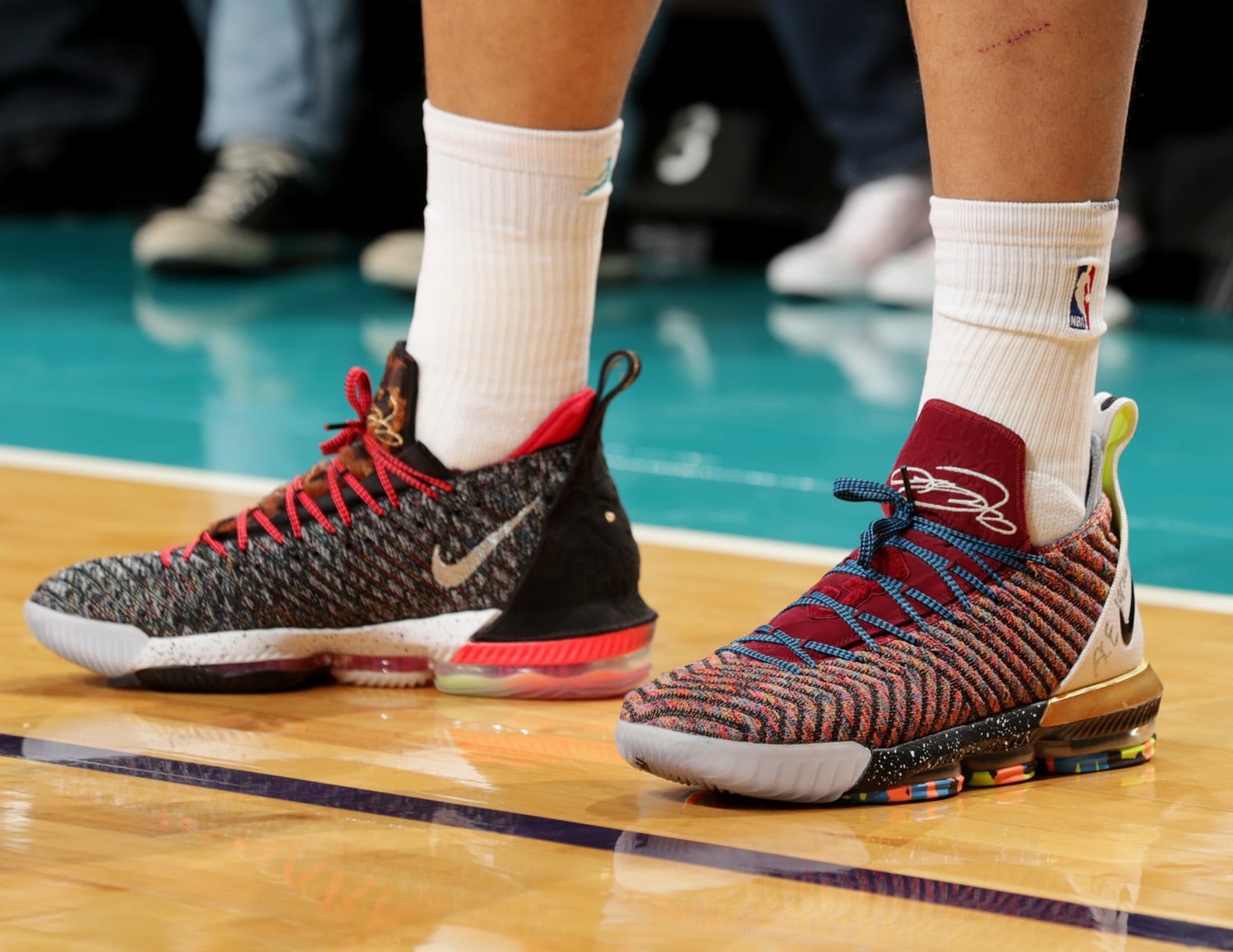 nba球员上脚便宜又好穿的实战球鞋,一周nba赛场8双定制球鞋合集