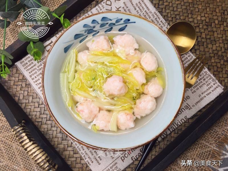 开胃番茄虾滑的做法,开胃魔芋贡菜素虾滑