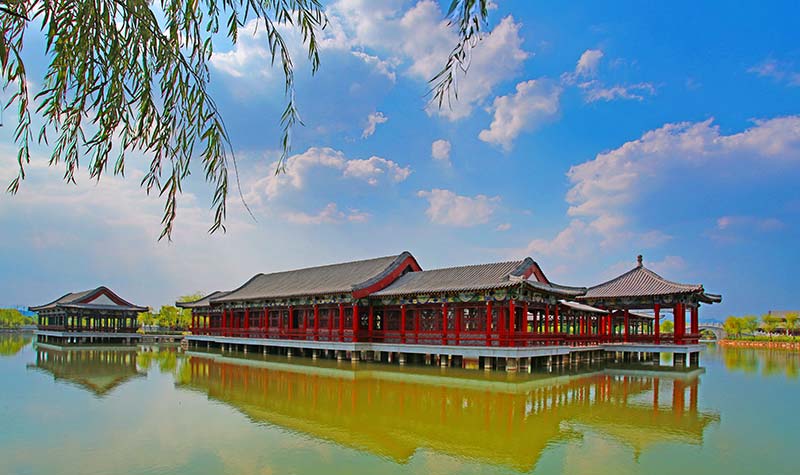 仿造的圆明园视频,浙江山寨版圆明园