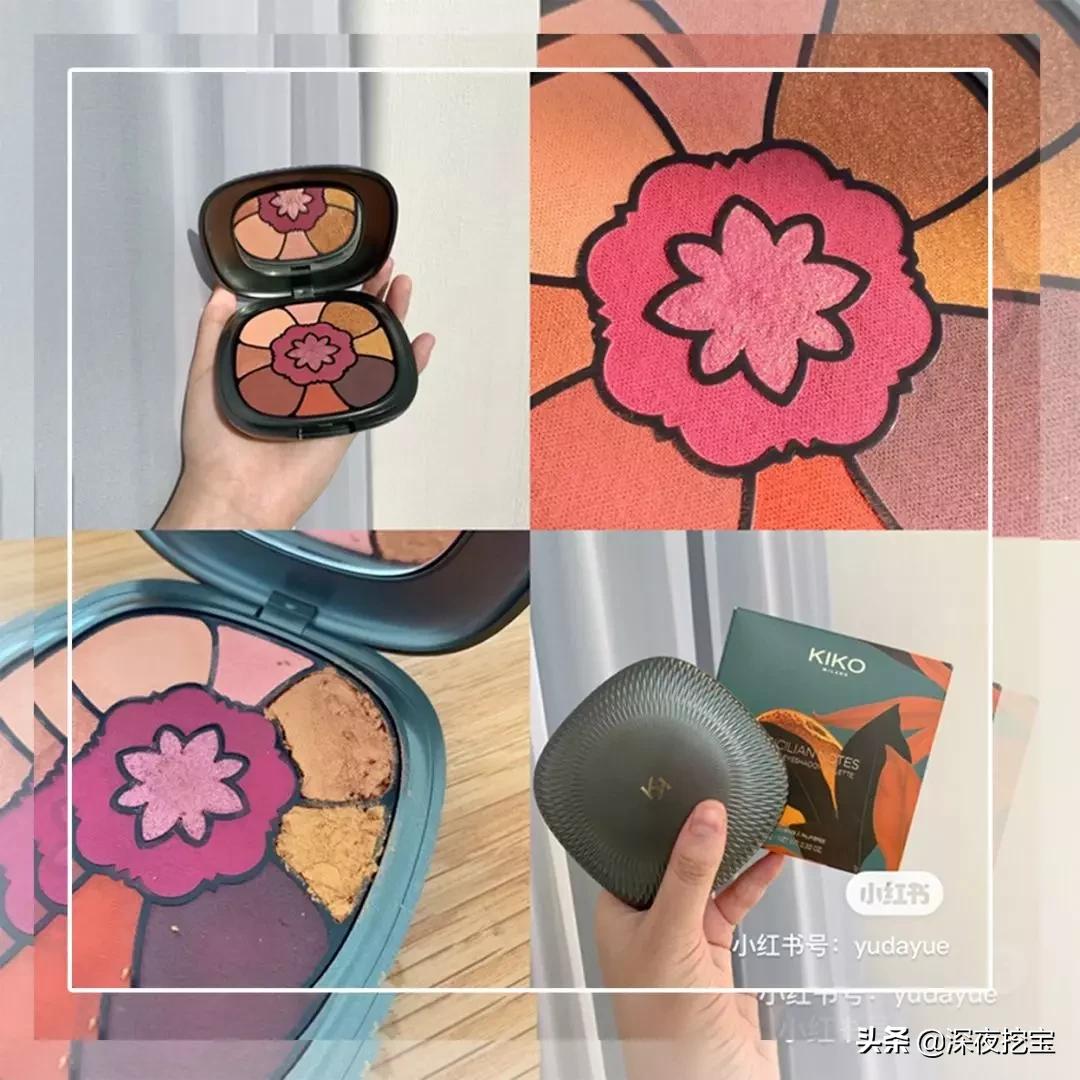 kiko眼影earthtones,2020kiko圣诞限定眼影01