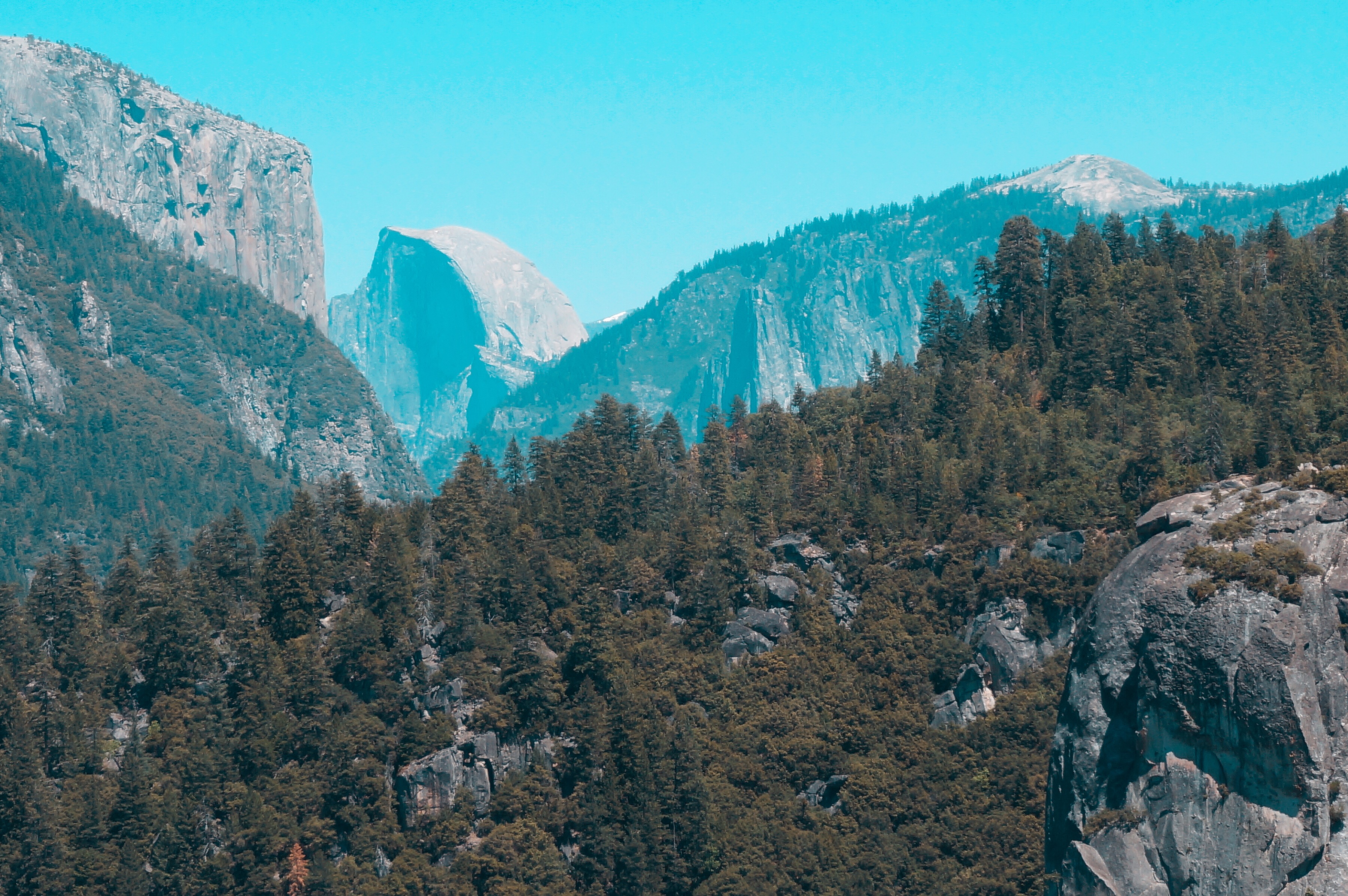 美国优胜美地国家森林公园风光,上帝的伊甸园伊犁