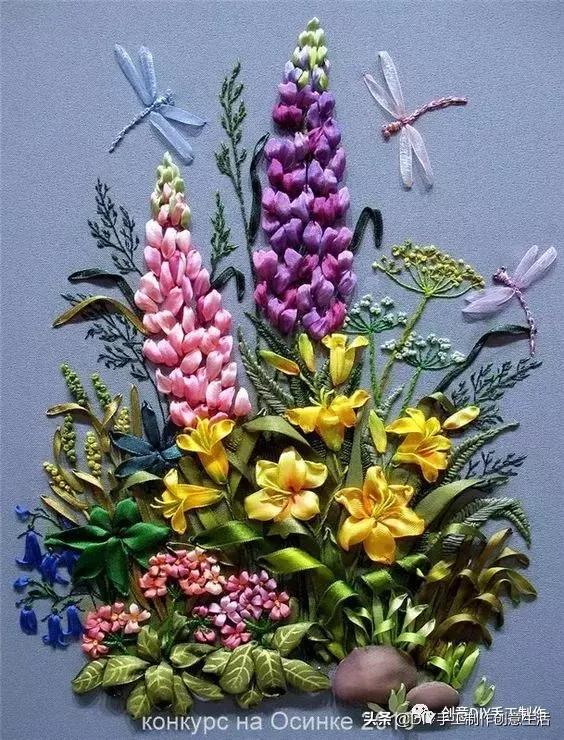 侗族刺绣与丝带绣,diy手工刺绣简单图案