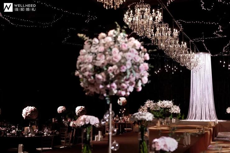 盐城扬帆星空主题婚礼,一场蓝色的梦幻星空主题婚礼