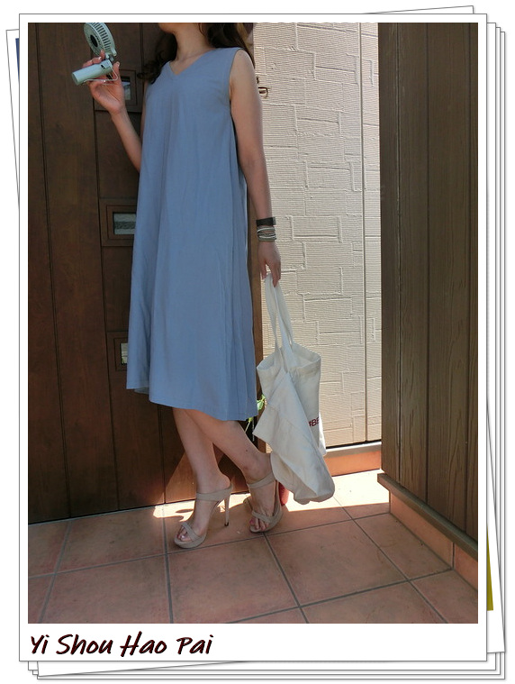 GU的平价连衣裙也很好穿，看看日本女人怎么避免穿出廉价感