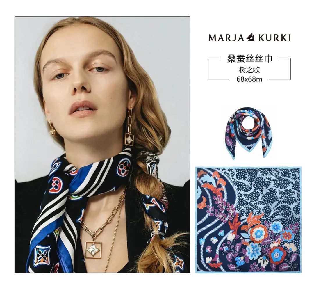 时尚多功能丝巾怎么穿好看,春夏丝巾时髦精系法