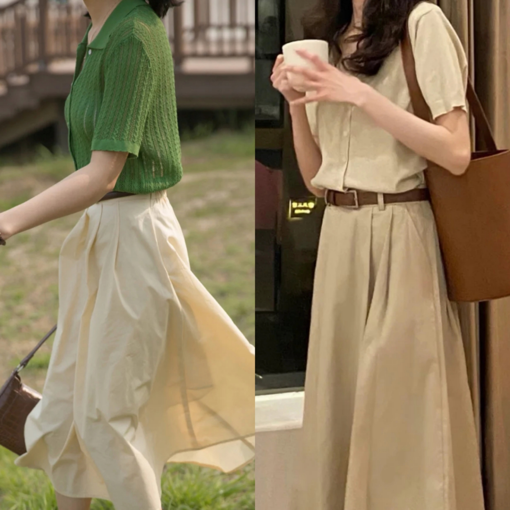 夏天上班穿搭得体又大方,搭配参考18套早秋通勤气质穿搭