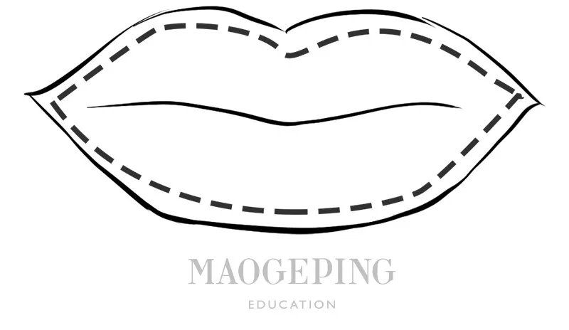 你不知道的几种口红画法,买了很多不适合的口红