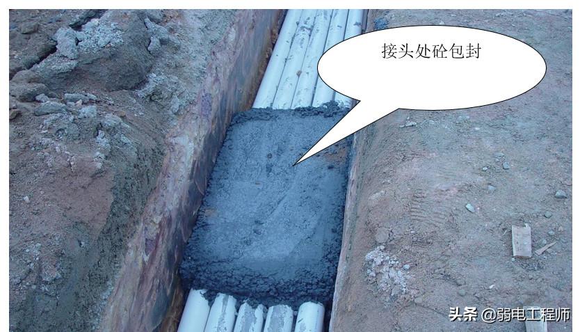 弱电通信管网施工教程,弱电管道施工现场图