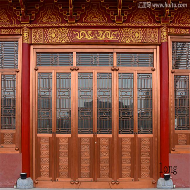 古建仿古门窗定制,中式仿古铝合金门窗生产厂商定制