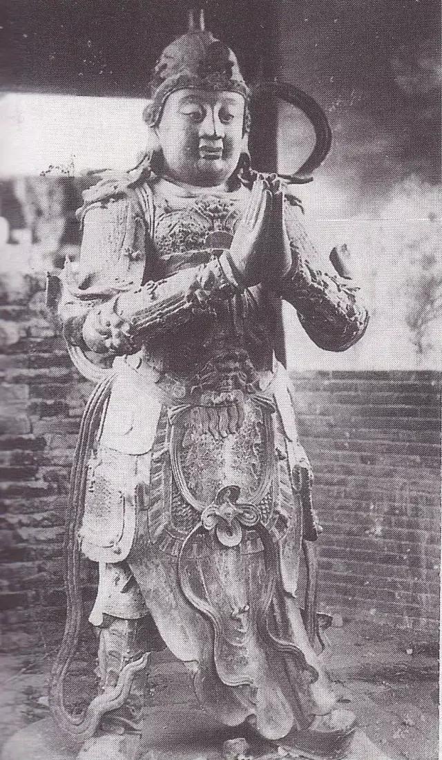 梁思成蓟县独乐寺,梁思成在独乐寺照片